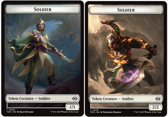 Solider (0004) // Solidier (0005) Double-Sided Token